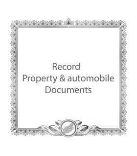Record Property & automobile Documents