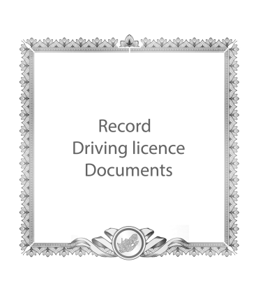 Record Driving licence Documents